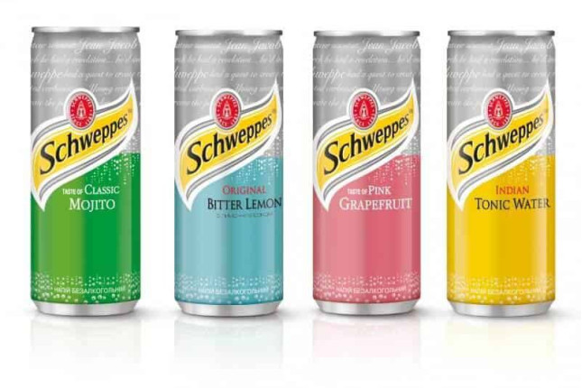 "Schweppes" в асортименті