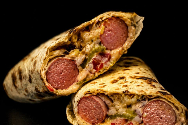 Шаурма з ковбасками